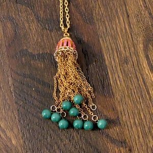 Lilly Pulitzer statement tassel necklace